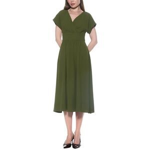 Alexia Admor Womens  Ava Dress, Green